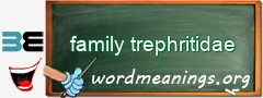 WordMeaning blackboard for family trephritidae